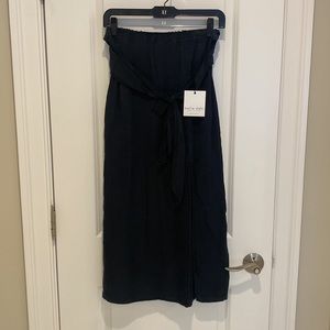Bella dahl Smocked tie up MIDI Skirt. Size Medium. Brand New With Tags